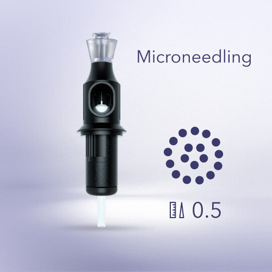 Tattoo Micro & Meso Needling 18-needle plate 0.3mm plastic naaldjes 10x