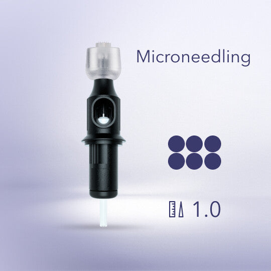 Tattoo Micro & Meso Needling 6-needle plate 0.7 mm steel 10x
