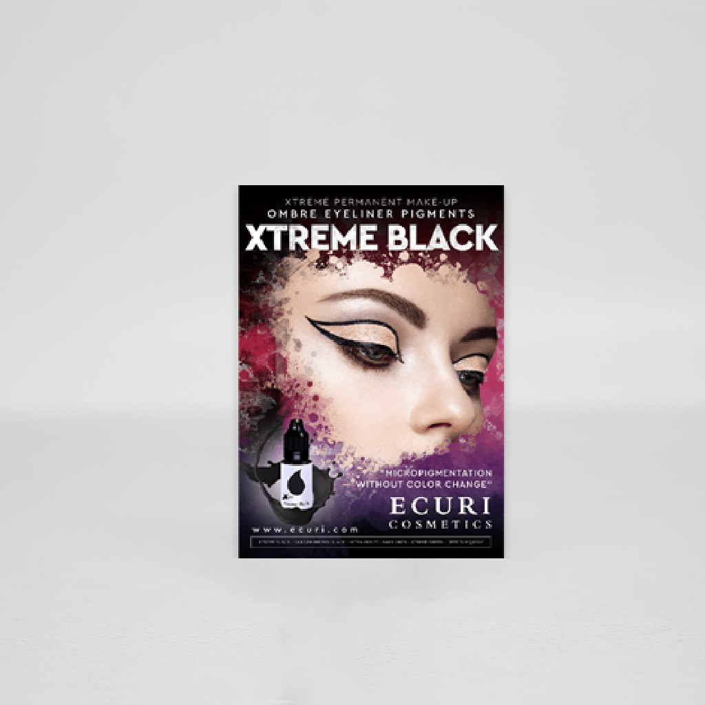 Pigment Wall Poster Xtreme Eyeliner - Ecuri Cosmetics